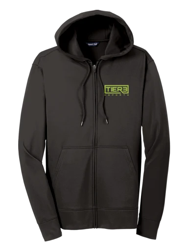Tier 3 Fan Store Sport-Wick Fleece Full-Zip Hooded Jacket preview, front