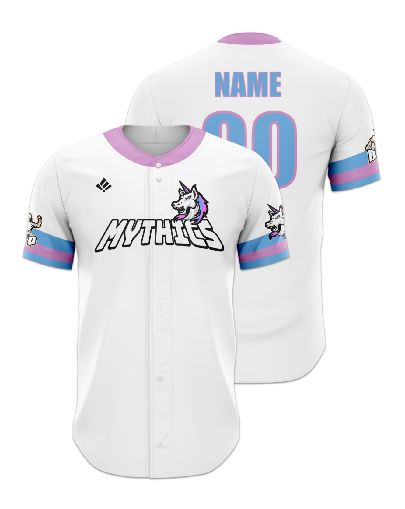 Rendered product preview, stack