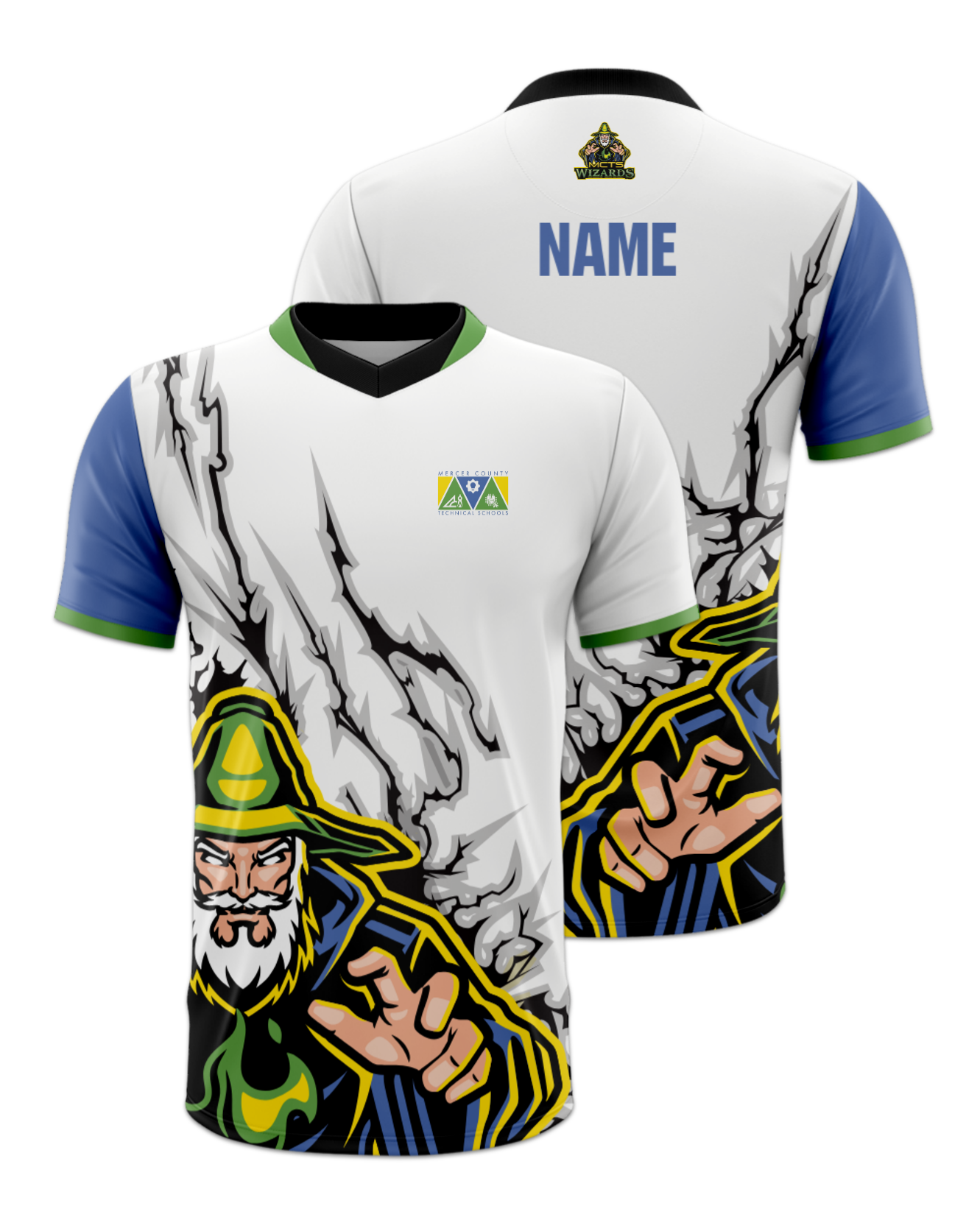 Rendered product preview, stack