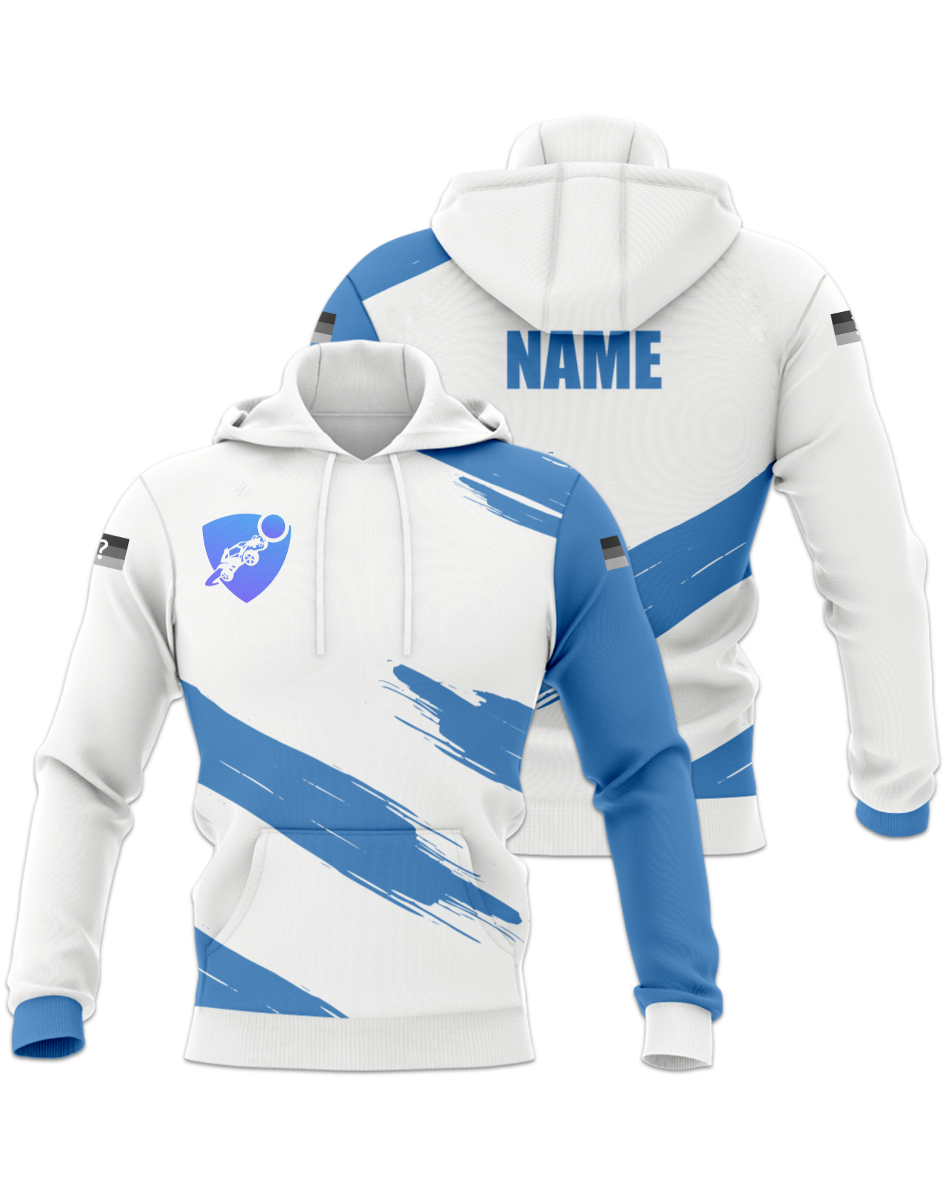 Rendered product preview, stack