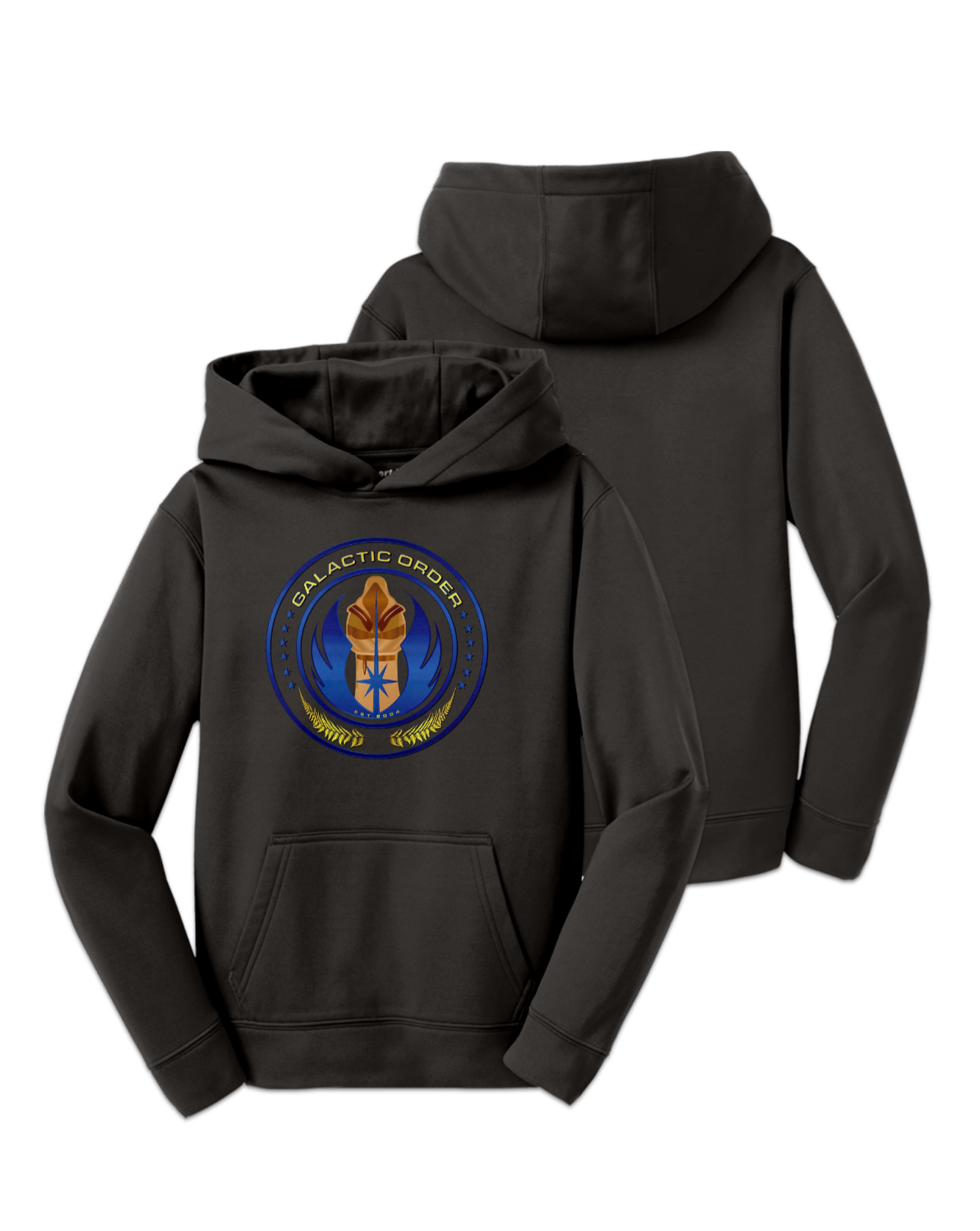 Rendered product preview, stack