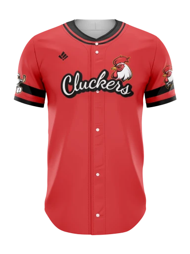 Sublimated Full Button Baseball Jersey preview, front