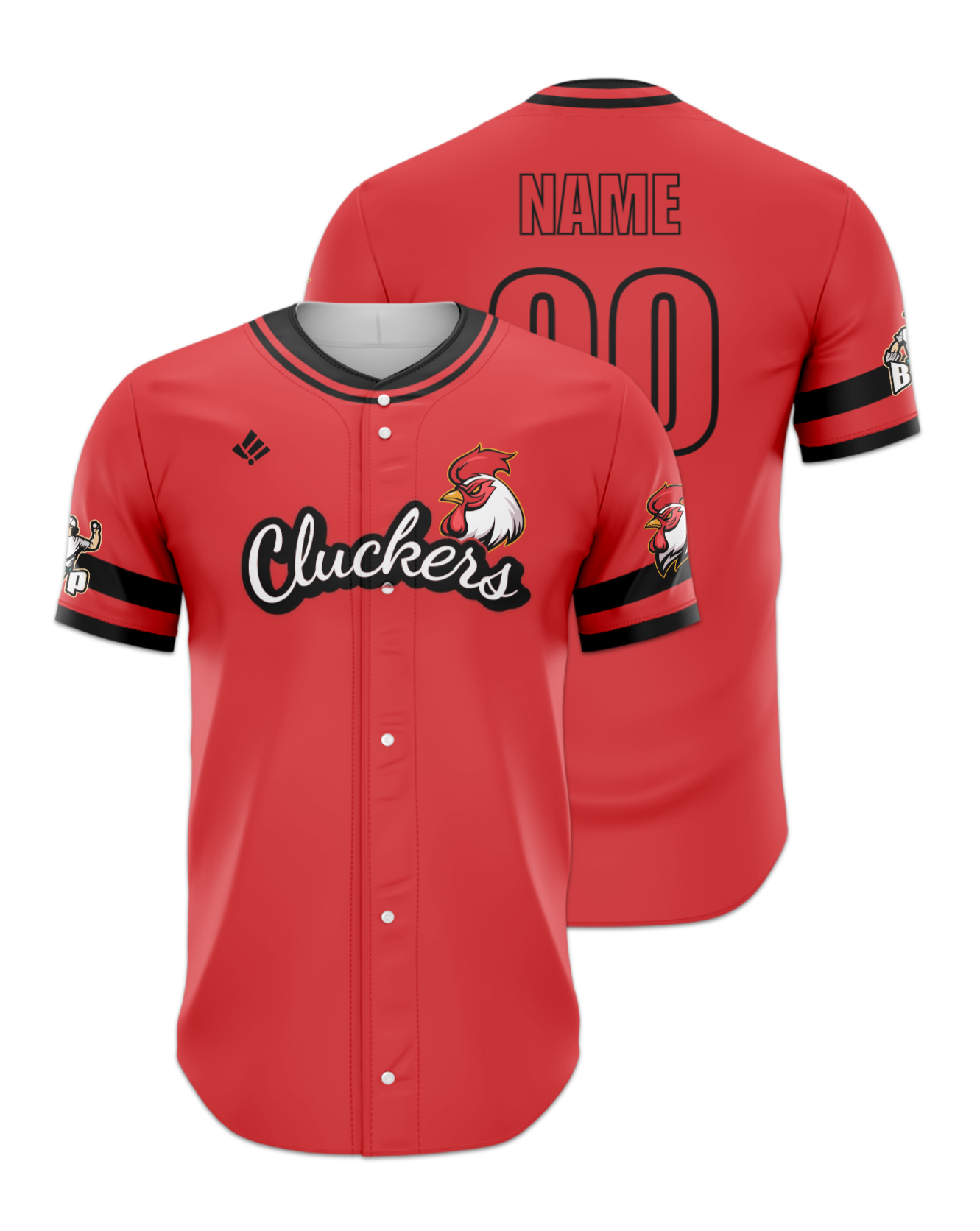 Rendered product preview, stack