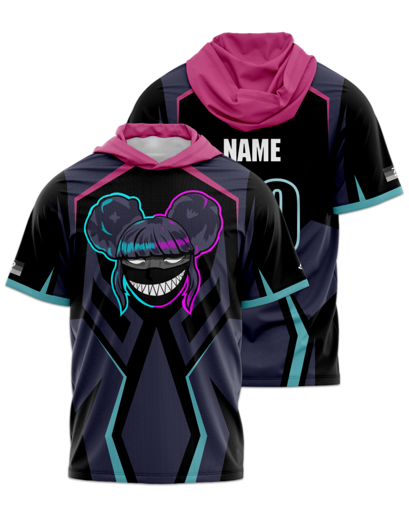 Rendered product preview, stack