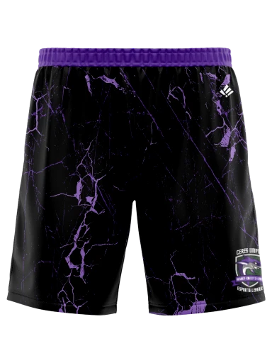 Mens Pocketed Sublimated Shorts preview, front