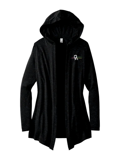 District Women's Perfect Tri Hooded Cardigan preview, front