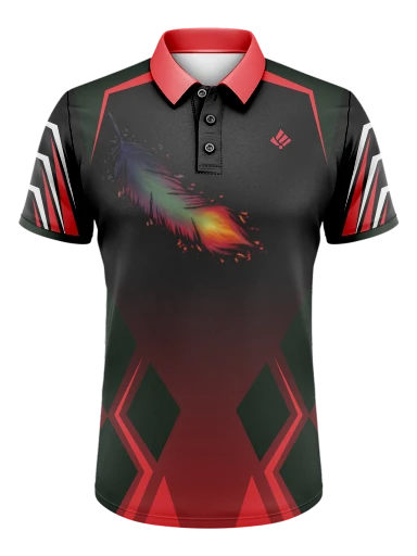 Sublimated Polo preview, front