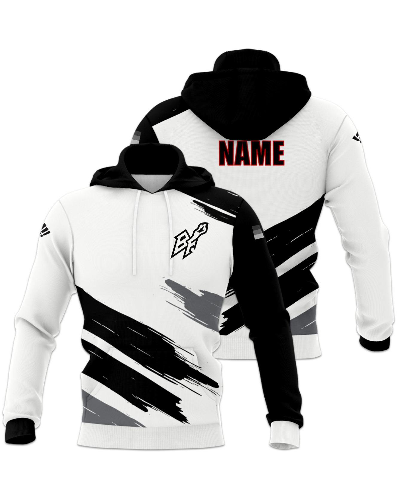 Rendered product preview, stack