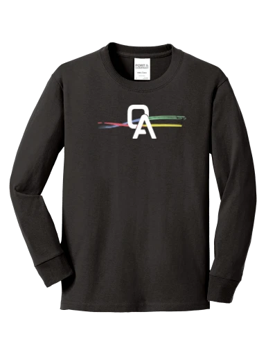 Youth Long Sleeve Core Cotton Tee preview, front