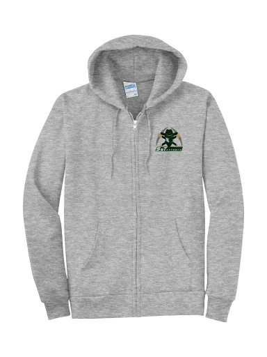 Tall Essential Fleece Full-Zip Hooded Sweatshirt preview, front