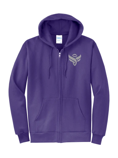 Port & Co Core Fleece Full-Zip Hooded Sweatshirt preview, front