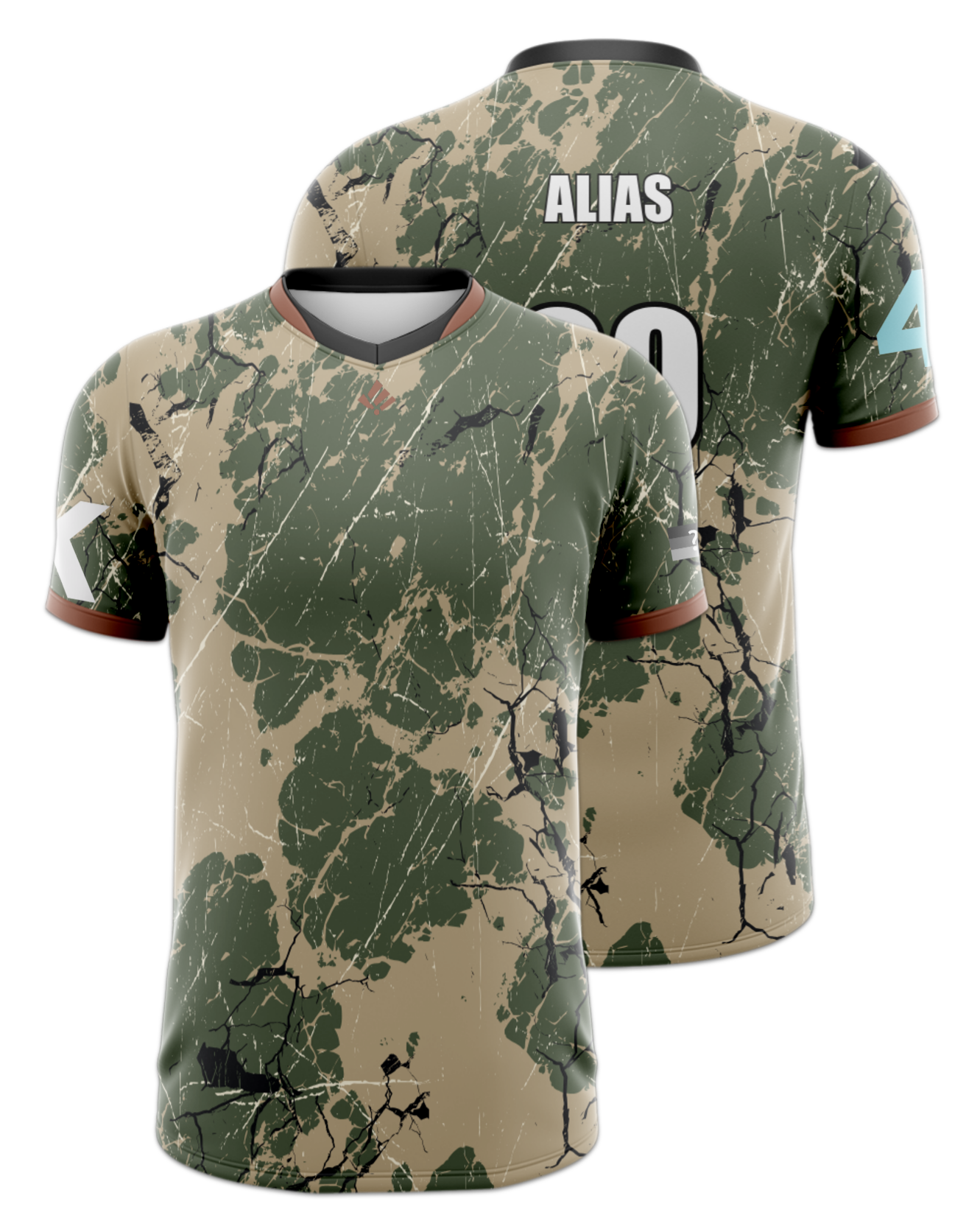 Rendered product preview, stack