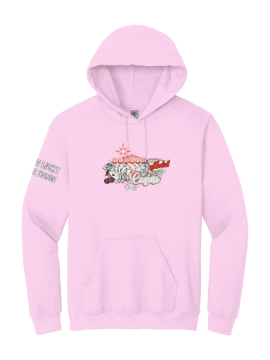 Pink Cowboy Casino Hoodie preview, front