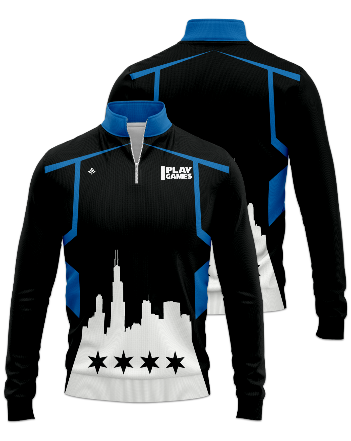 Rendered product preview, stack