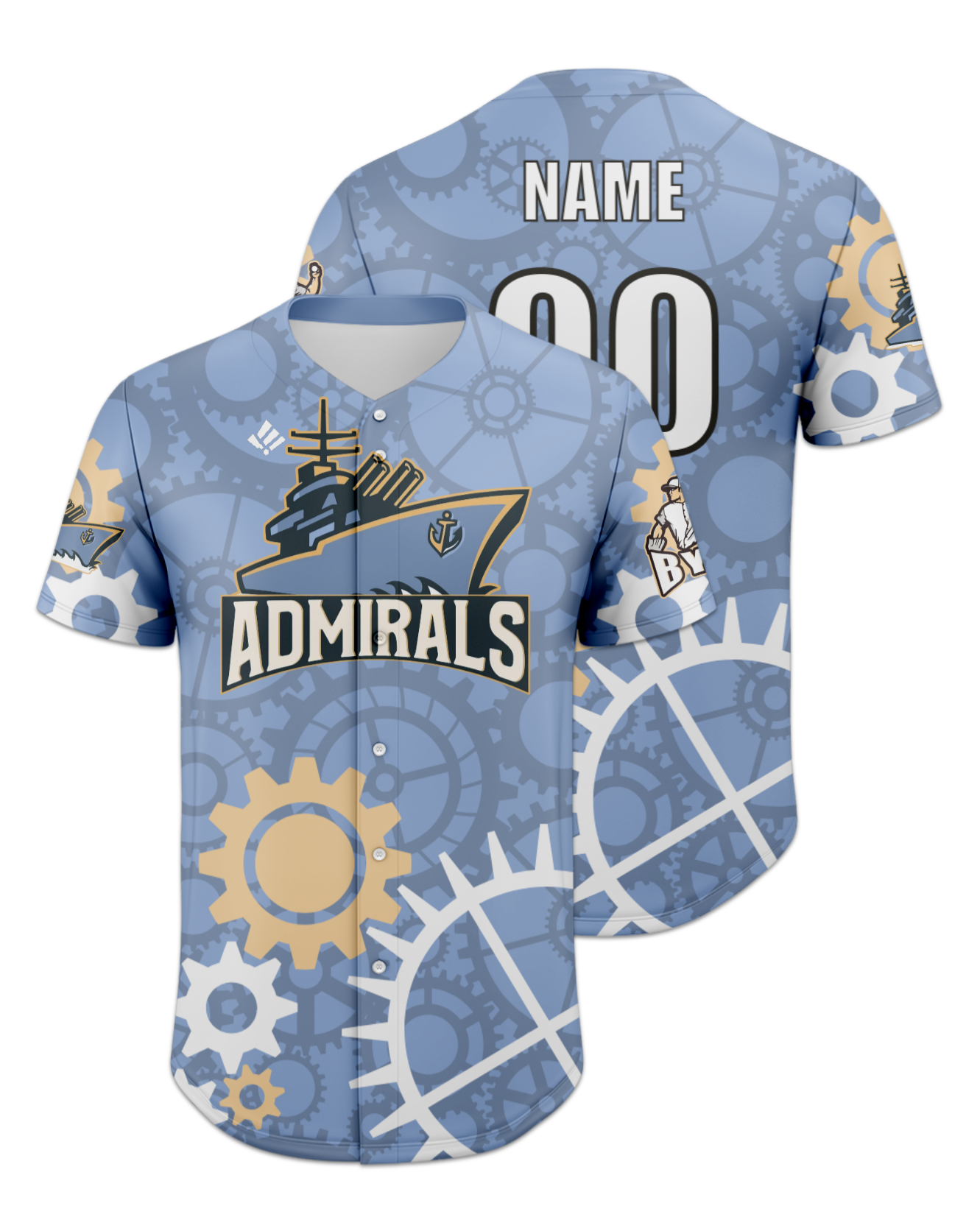 Rendered product preview, stack