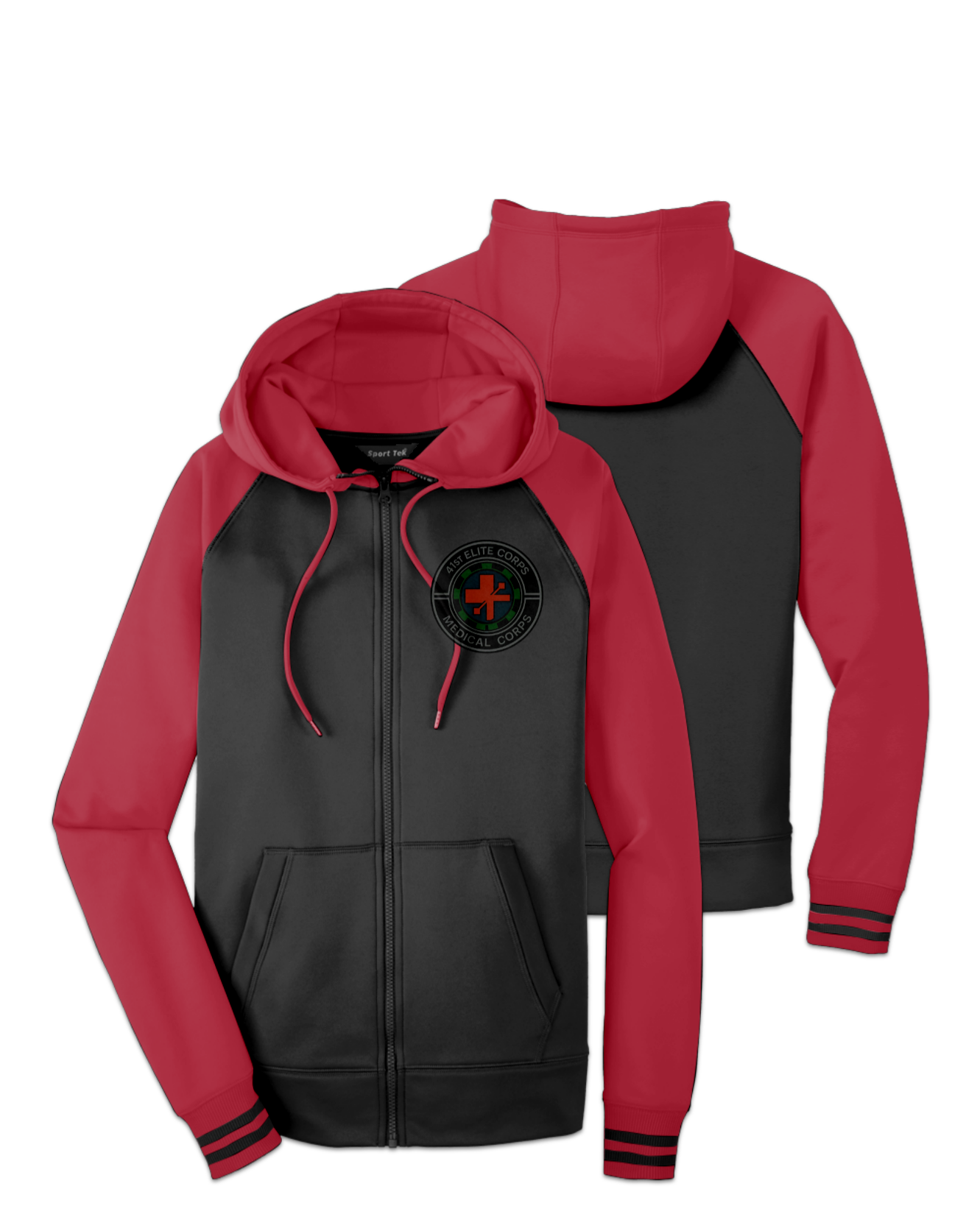 Rendered product preview, stack