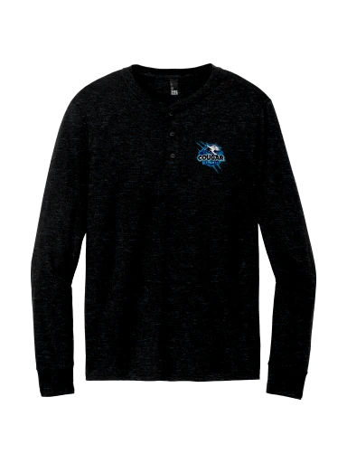 Perfect Tri Long Sleeve Henley preview, front