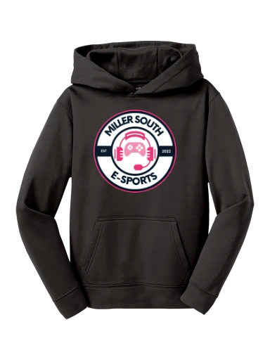 Sport-Tek Youth Sport-Wick Fleece Hooded Pullover preview, front