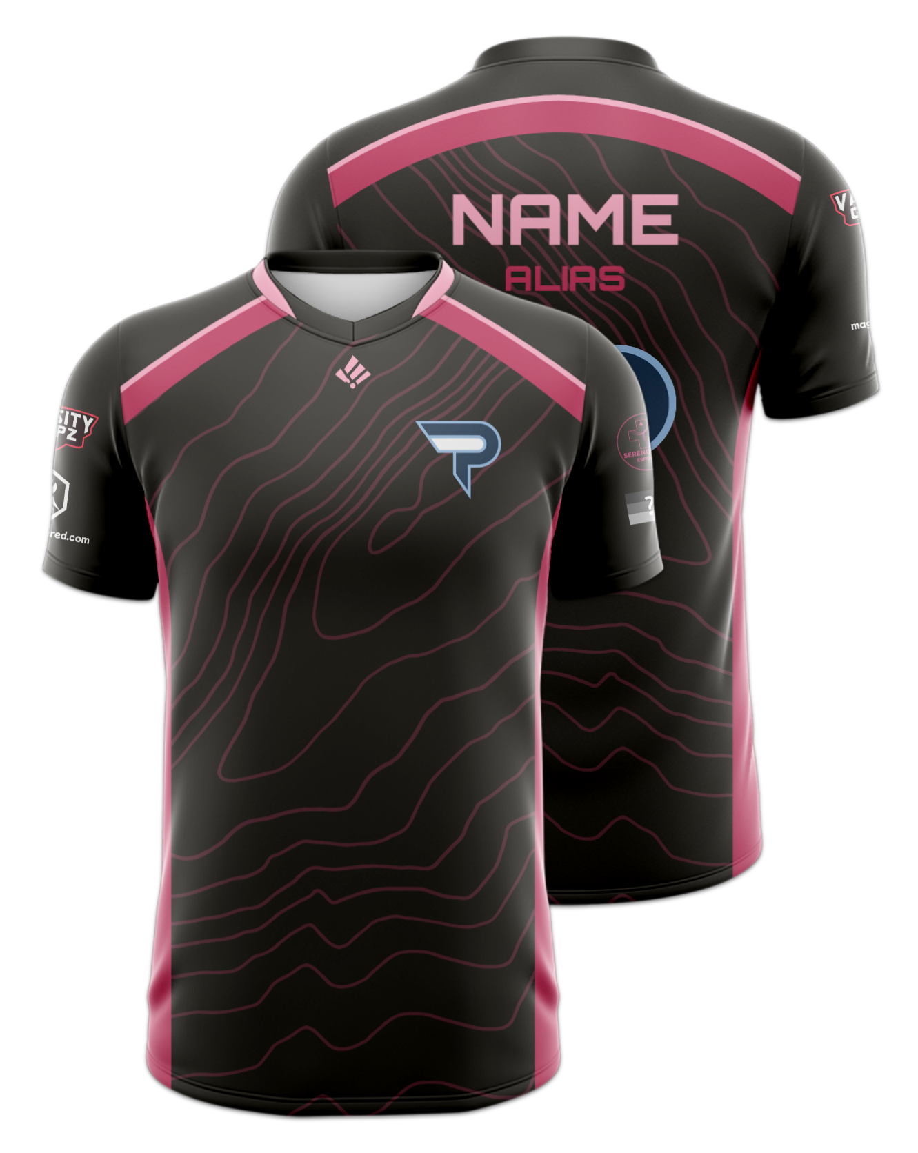 Rendered product preview, stack