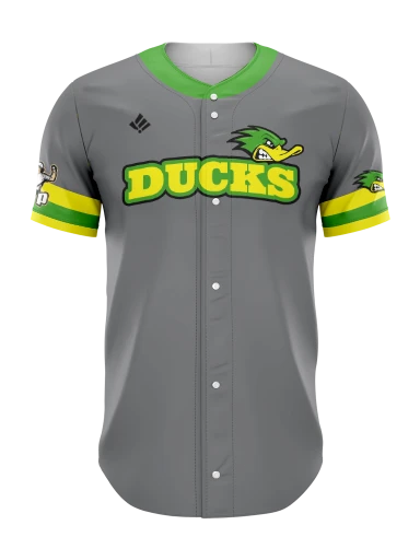 Sublimated Full Button Baseball Jersey preview, front