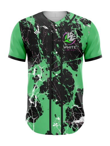 Sublimated Full Button Baseball Jersey preview, front