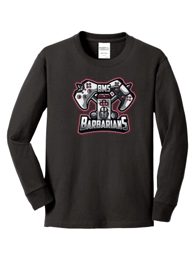 Youth Long Sleeve Core Cotton Tee preview, front