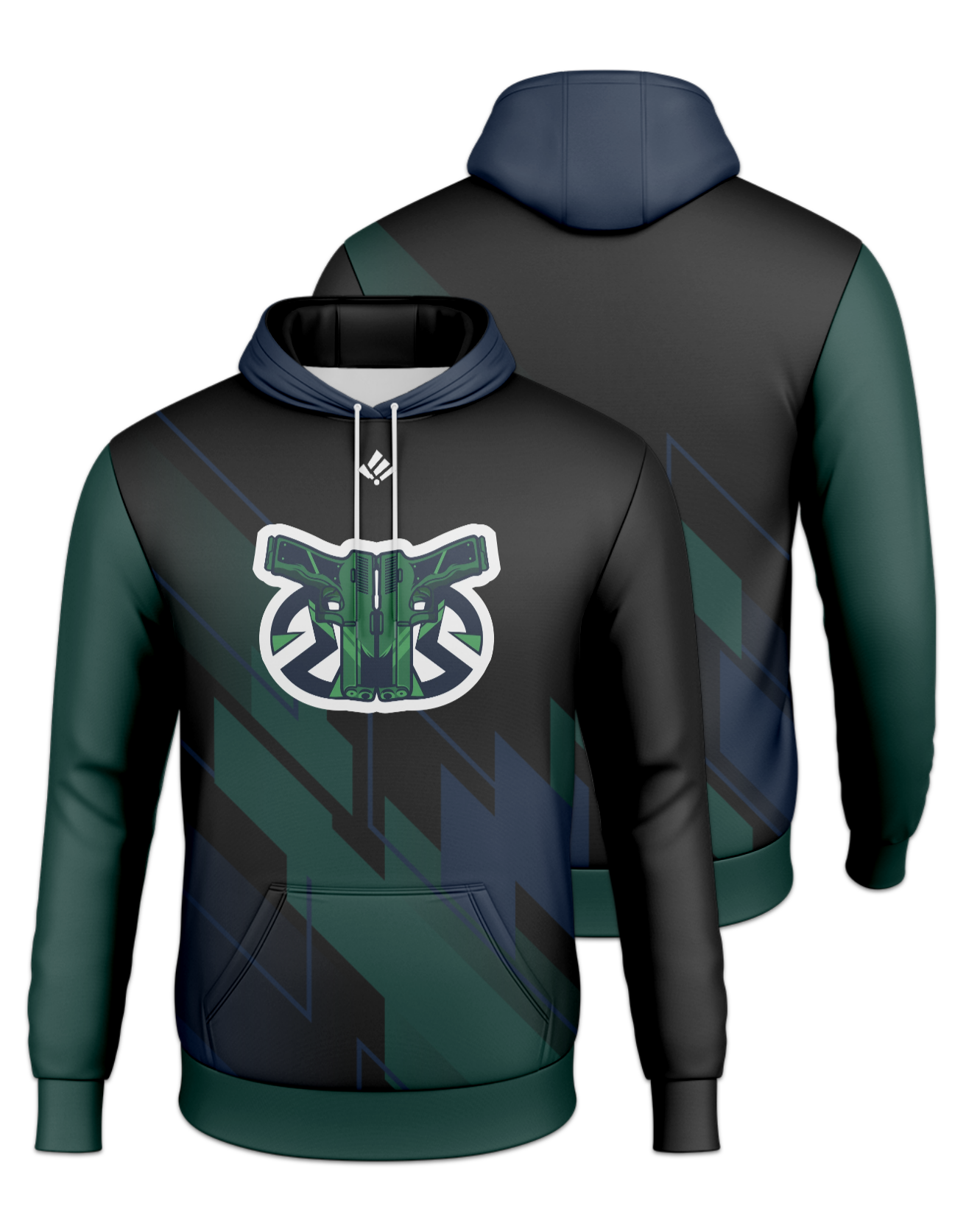 Rendered product preview, stack