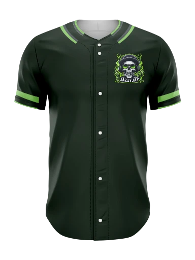Full Button Baseball Jersey preview, front