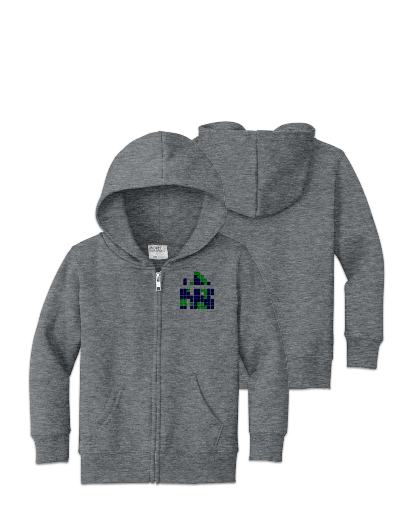 Rendered product preview, stack