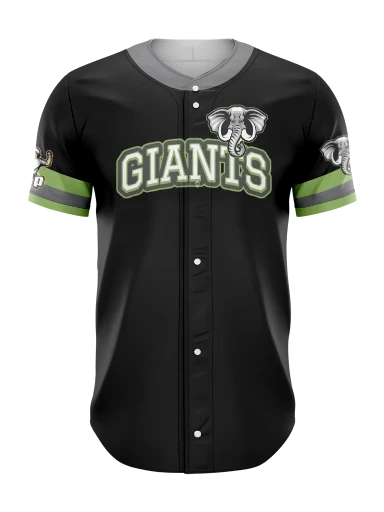 Sublimated Full Button Baseball Jersey preview, front