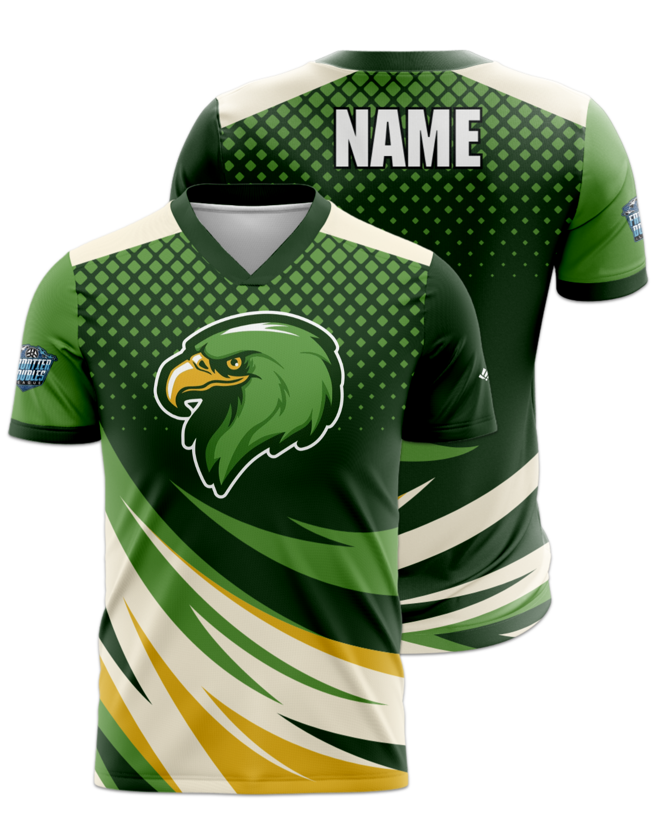 Rendered product preview, stack