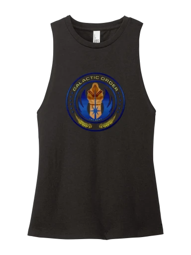 District Women's Perfect Tri Muscle Tank preview, front