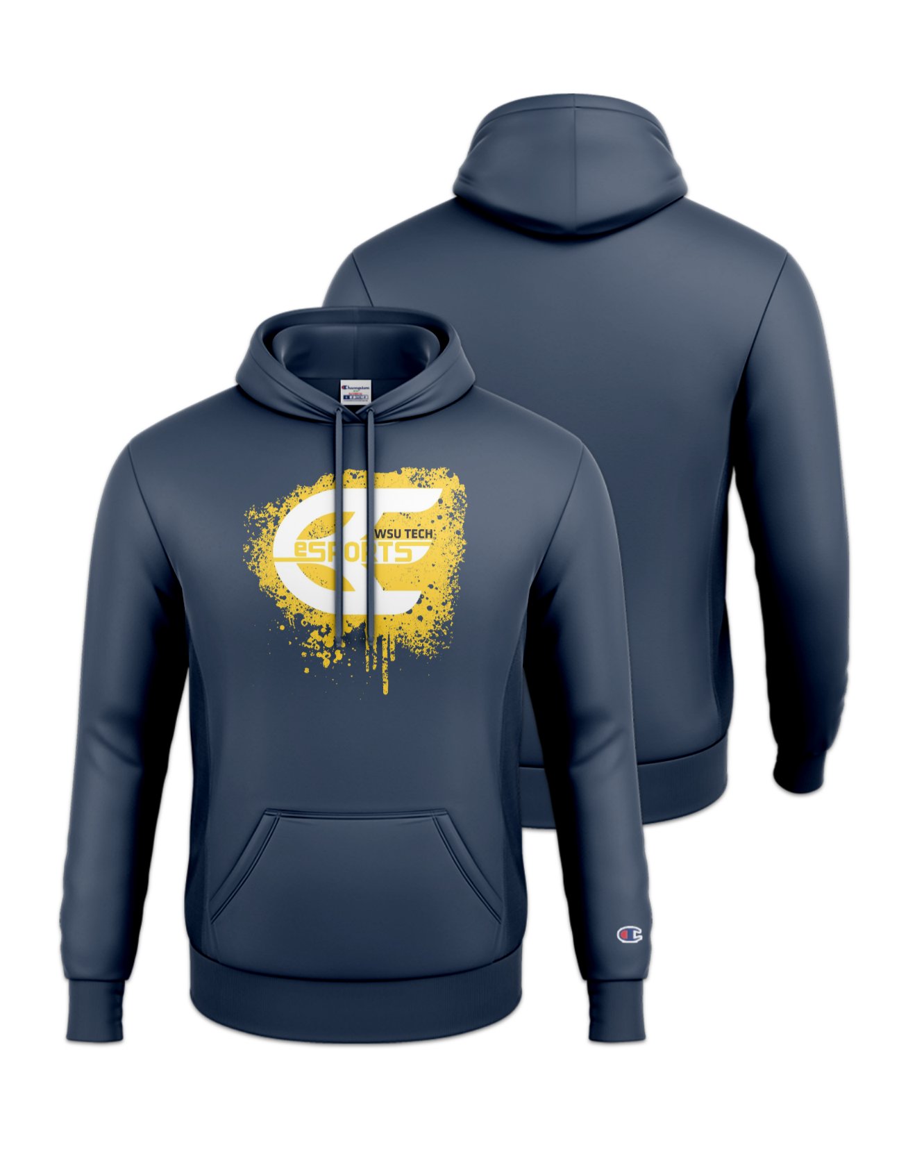 Rendered product preview, stack