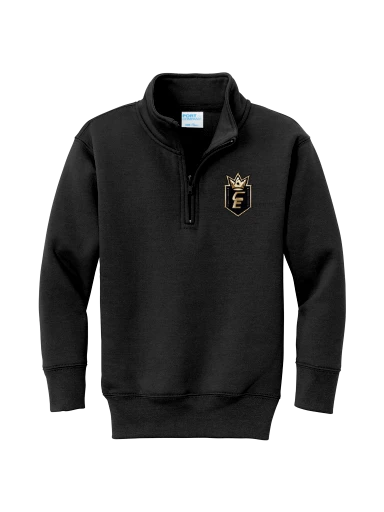Youth Core Fleece 1/4-Zip Pullover Sweatshirt preview, front