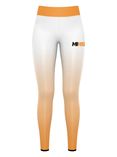 Custom Sublimated Leggings preview, front