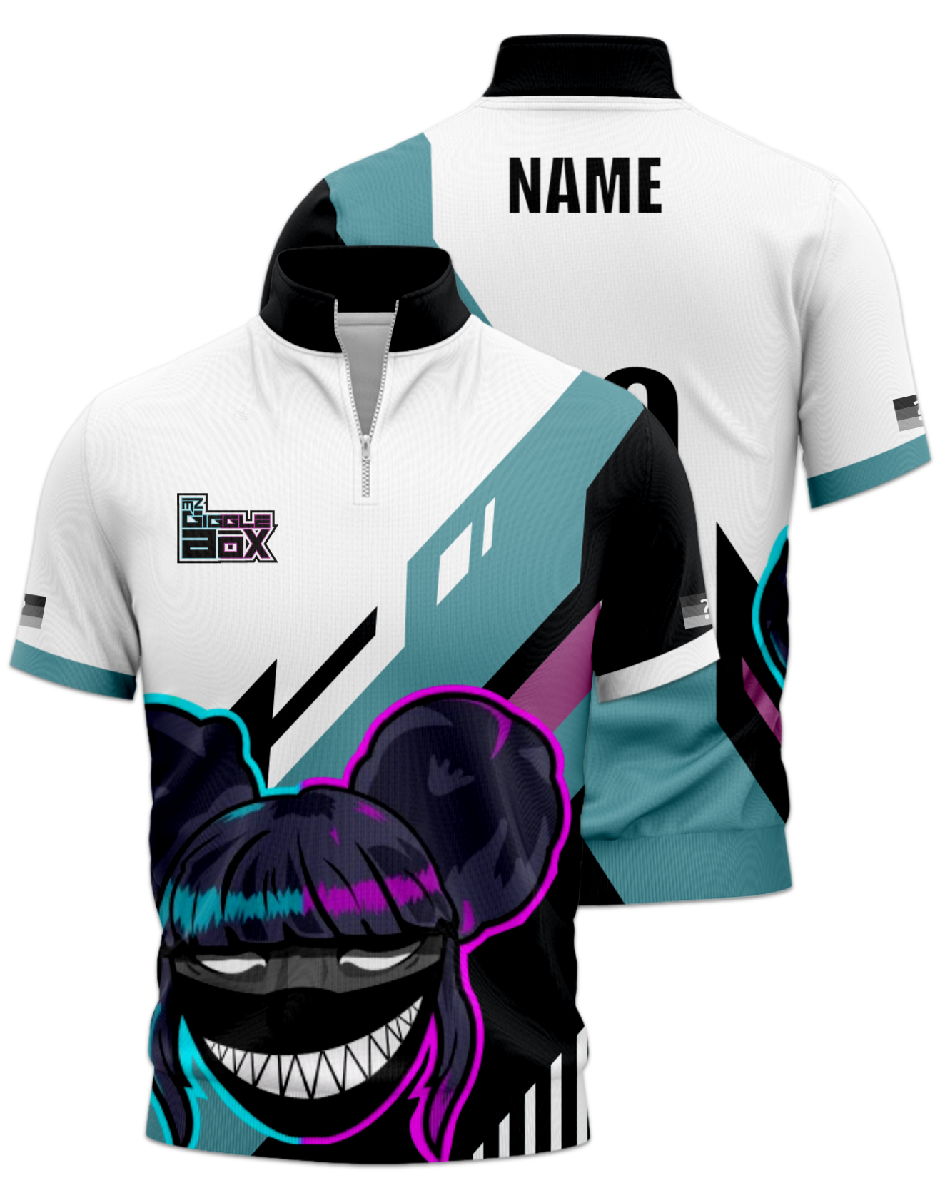 Rendered product preview, stack