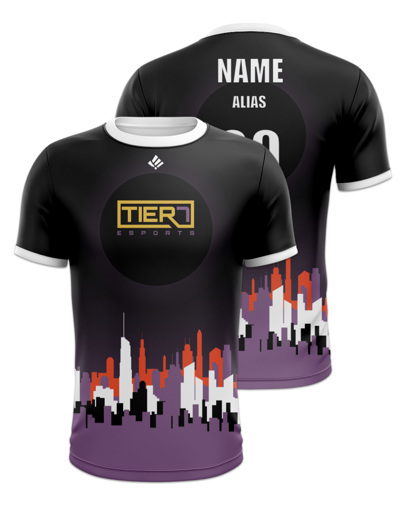 Rendered product preview, stack