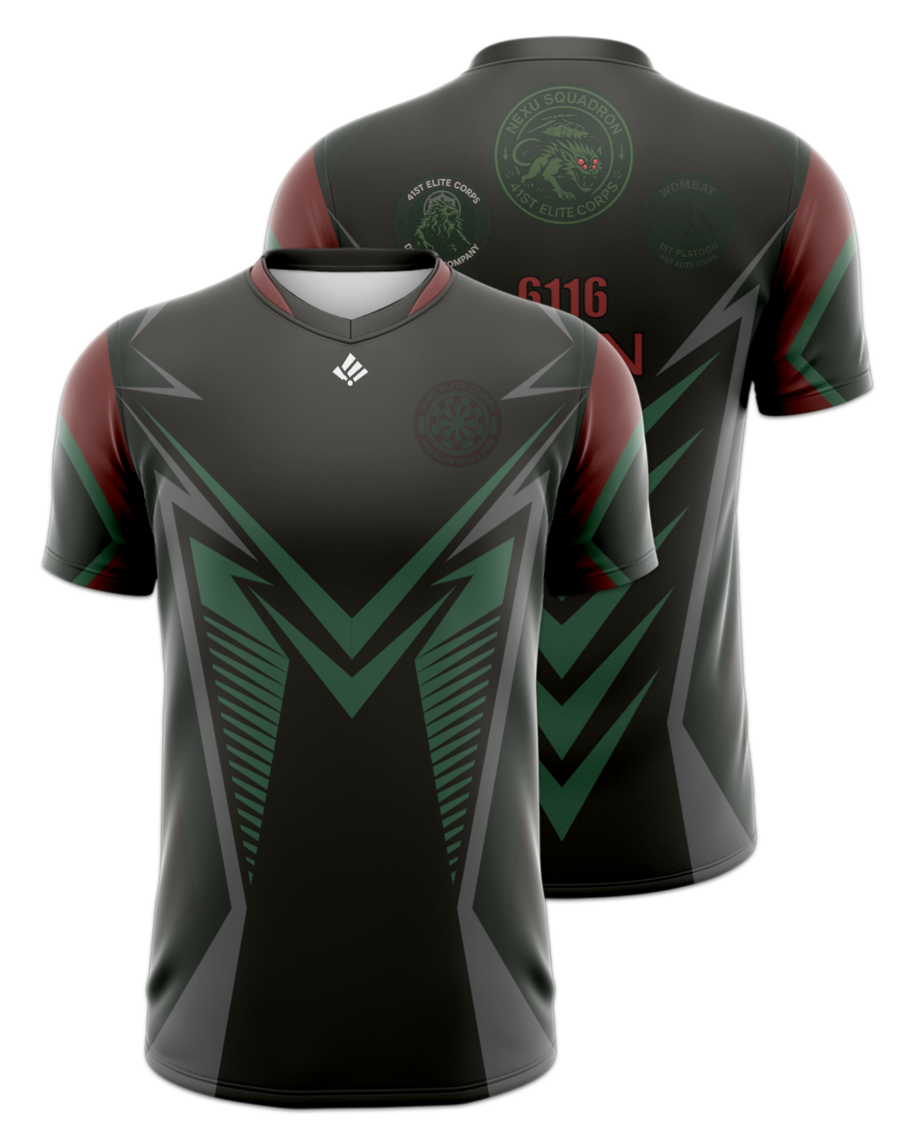 Rendered product preview, stack