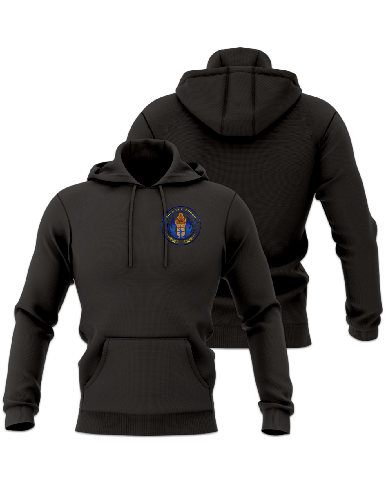 Rendered product preview, stack