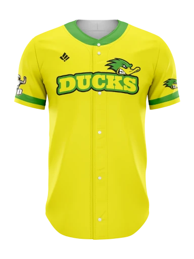 Sublimated Full Button Baseball Jersey preview, front