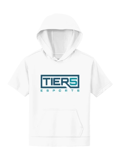 Tier 5 Fundraising Store Youth Sport-Wick Fleece Short Sleeve Hooded Pullover preview, front