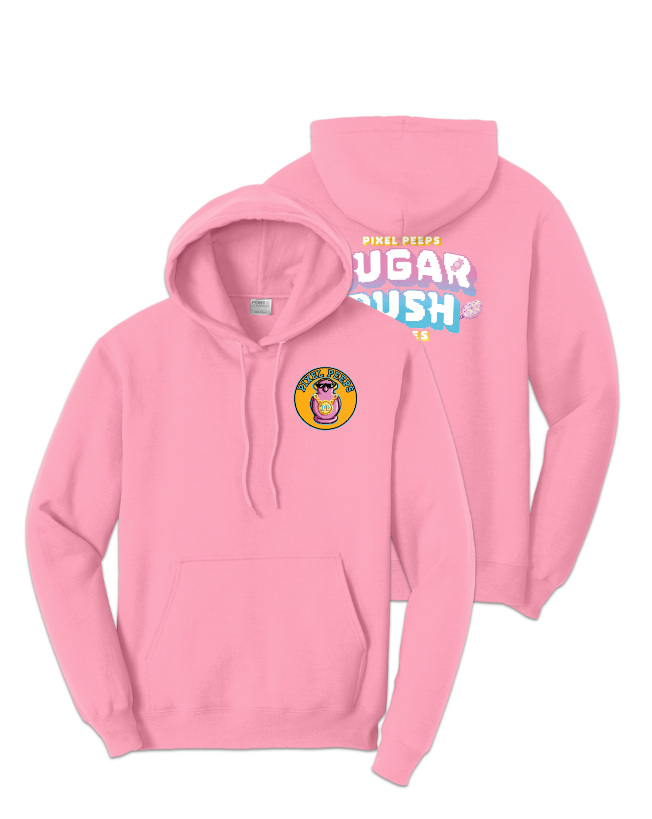 Rendered product preview, stack