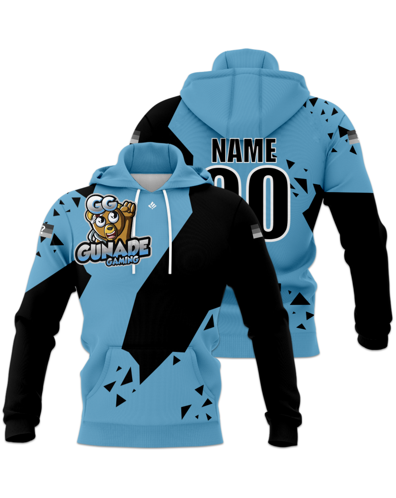 Rendered product preview, stack