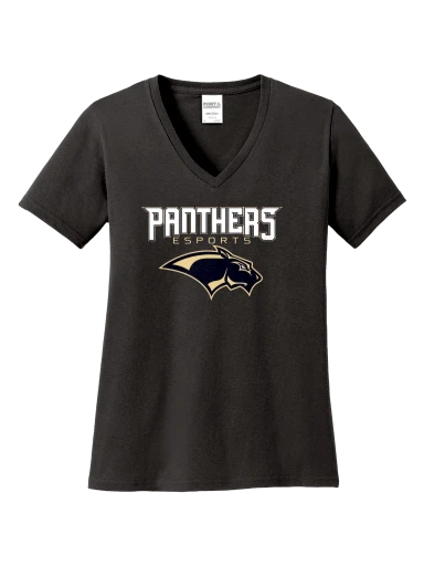 Women's Core Cotton V-Neck Tee preview, front