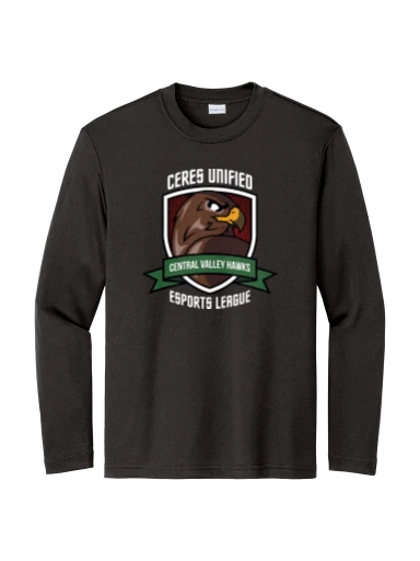 Sport-Tek Youth Long Sleeve PosiCharge Competitor Tee preview, front