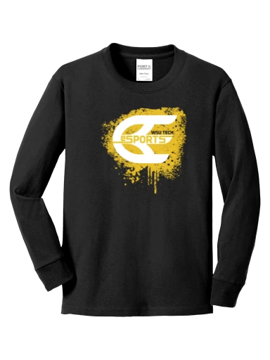 Youth Long Sleeve Core Cotton Tee preview, front