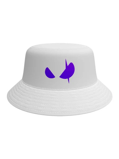 Lights Out White Bucket Hat preview, front
