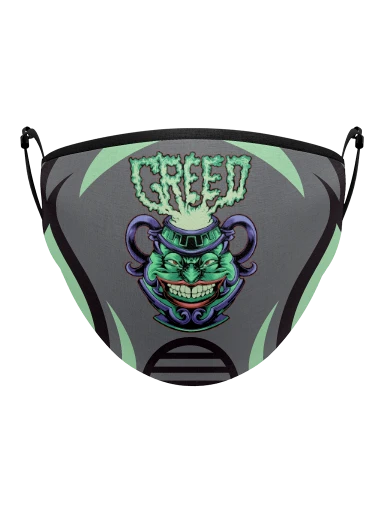 Pot of Greed PPE Mask preview, front