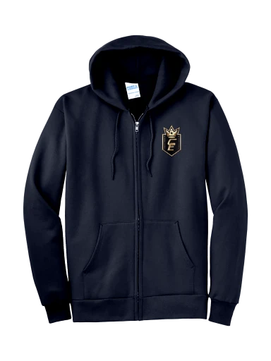 Tall Essential Fleece Full-Zip Hooded Sweatshirt preview, front