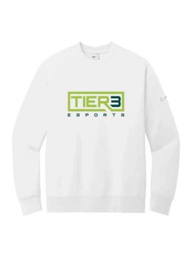 Tier 3 Fan Store Nike Club Fleece Sleeve Swoosh Crew preview, front